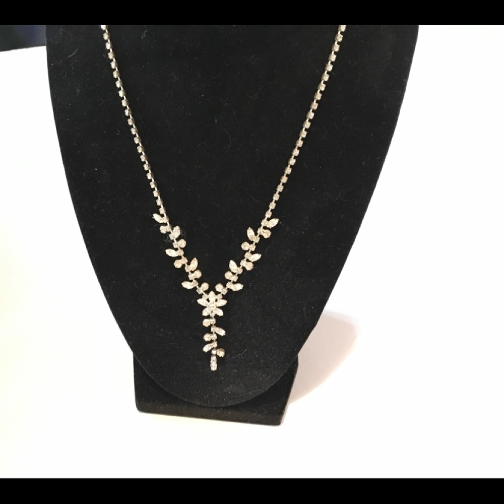 David’s Bridal Rhinestone Necklace Formal Wear